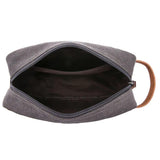 Men's Toiletry Dopp kit - Grey Canvas - Polynesian Cultural Center