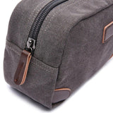 Men's Toiletry Dopp kit - Grey Canvas - Polynesian Cultural Center