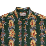 Kahala "Kahili Valley" Men's Aloha Shirt- Green 