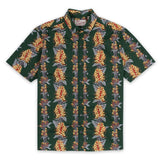 Kahala "Kahili Valley" Men's Aloha Shirt- Green 