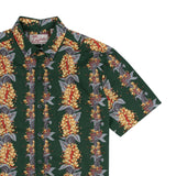 Kahala "Kahili Valley" Men's Aloha Shirt- Green 