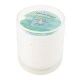 Mangiacotti "Ocean" Natural Soy Wax Candle viewed from above 