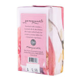 Mangiacotti "Pomegranate" Shea Butter Soap- 5 oz. Bar- back side 