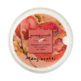 Mangiacotti Pomegranate Soy Candle viewed from above