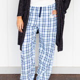 Model wearing PCC Harley Men's Flannel Lounge Pant