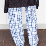 Model wearing PCC Harley Men's Flannel Lounge Pant