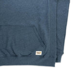 Coastal Creations Mens Dusty Blue "Volkswagen Bus" Hoodie showing brand tag