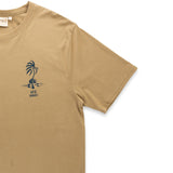 Pacific Creations "Adventures in Paradise" Mens Tee Shirt- Olive Tan