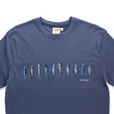 Pacific Creations Men's "Game Fish" Tee Shirt- Blue Gray