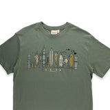 Pacific Creations "Icons of Hawaii" Men's Tee Shirt- Military Green