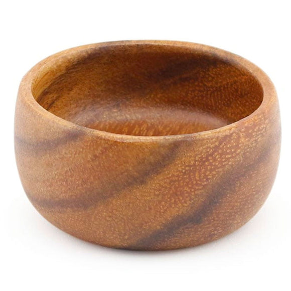 Mini Round Acacia Wood Bowl with Satin Finish