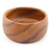 Mini Round Acacia Wood Bowl with Satin Finish