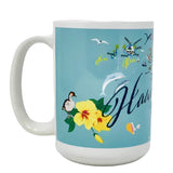 Galleyware Hawaii Ceramic Mug with handle on the left side