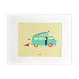 "Van Life" Matted Print by Nick Kuchar Makai- 8" x 10"