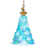 Noble Gems™ Glass Sea Glass Christmas Tree Ornament