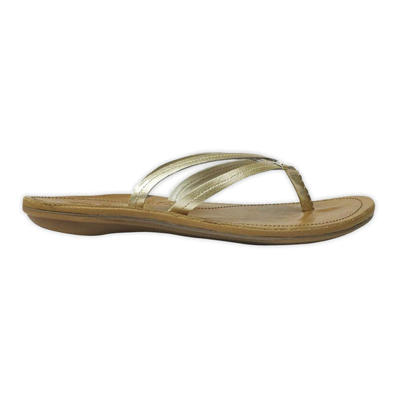 Olukai Sahara/Tan Women's 'U'i  Sandal- side view 