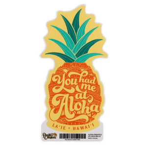 Pacific Creations "Aloha Pineapple" Vinyl Sticker