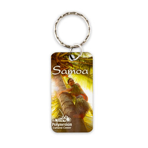 PCC Rectangle Samoa Key Chain - The Hawaii Store