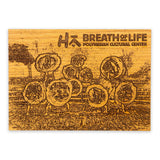 "HĀ- Breath of Life" Wood Post Card- 5" x 7" 