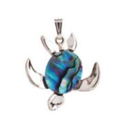 Ariki Paua Turtle Pendant - The Hawaii Store