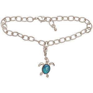 Ariki Paua Sea Turtle Charm Bracelet