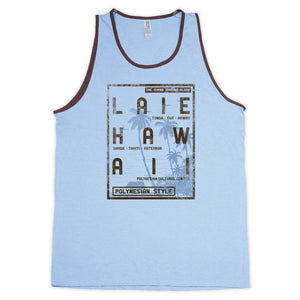 "Polynesian Cultural Center, Laie Hawaii" Tank Top - Pacific Blue 