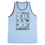 "Polynesian Cultural Center, Laie Hawaii" Tank Top - Pacific Blue 