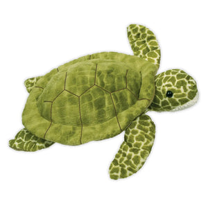 "Pebbles" the Plush Sea Turtle- Green