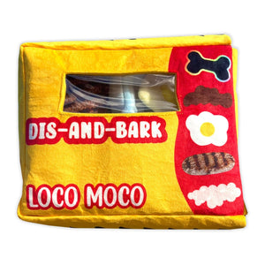 Dis-And-Bark "Loco Moco" Plush Pet Toy, 6-Piece