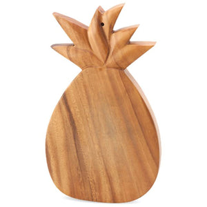 Pineapple Shaped Wood Cutting Board, 12-Inch 