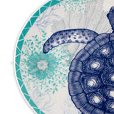 Beachcomber "Monterey Turtle" Round Plate-10''