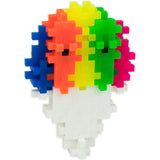 Fully Built Plus Plus Mini Snow Cone Building Kit, 70-Pieces