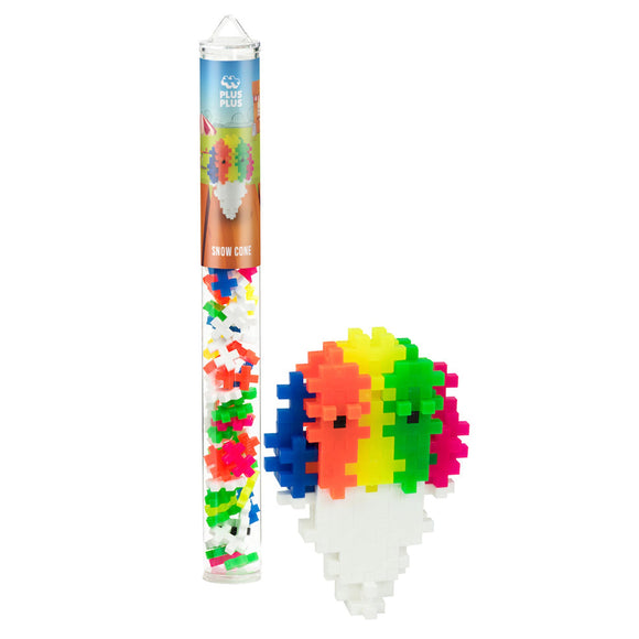 Plus Plus Mini Snow Cone Building Kit, 70-Pieces