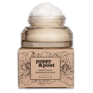 Poppy & Pout Island Coconut Lip Scrub - The Hawaii Store