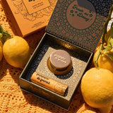 Poppy & Pout "Lemon Bloom Lip Care Duo" Gift Set