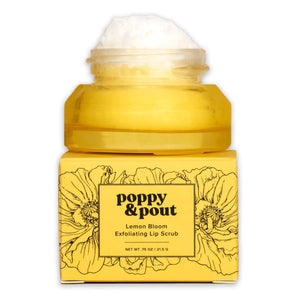 Poppy & Pout Lemon Bloom Lip Scrub - The Hawaii Store