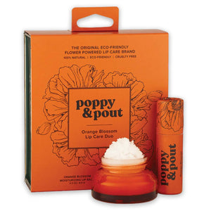 Poppy & Pout "Orange BlossomLip Care Duo" Gift Set