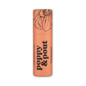 Poppy & Pout Pink Grapefruit Lip Balm - The Hawaii Store