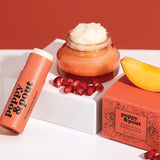 Poppy & Pout Pomegranate Peach Duo Lip Care Gift Set