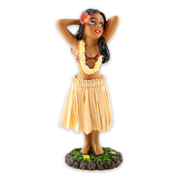 Posing Hula Girl  Dashboard Bobble Doll 