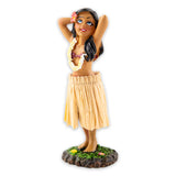 Posing Hula Girl  Dashboard Bobble Doll 