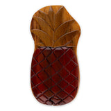 Intarsia Wooden Pineapple Puzzle Box