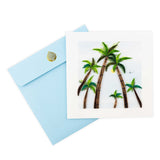 Quillingcard Quilled Palm Trees Greeting Card