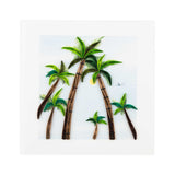 Quillingcard Quilled Palm Trees Greeting Card