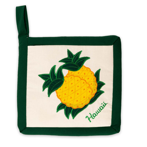 Regency Creations Hawaii Quilted Pineapple Motif Potholder- 8