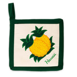 Regency Creations Hawaii Quilted Pineapple Motif Potholder- 8" x 8"