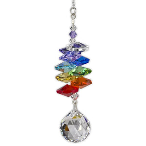 Woodstock Chimes "Rainbow Cascade" Crystal Ball Suncatcher