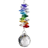 Woodstock Chimes "Rainbow Crystal Grand Cascade" Suncatcher