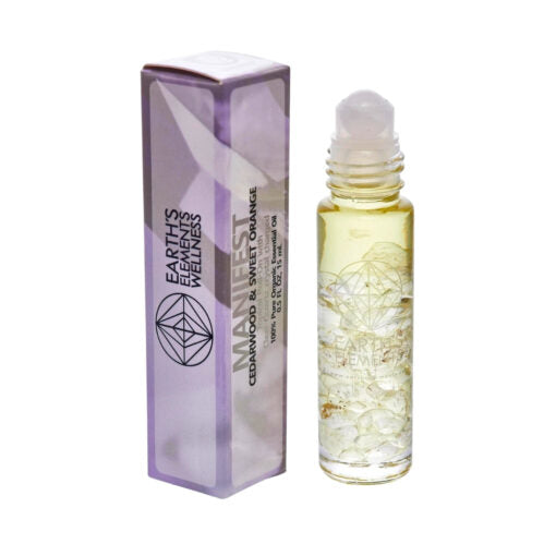 Crystal Roll-On Manifest Essential Oil