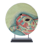 Beachcombers Coastal Life Round Sea Turtle Art